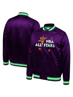 Purple 1995 NBA All-Star Game Lightweight Satin Full-Snap Jacket