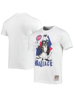 Men's Ben Wallace White Detroit Pistons Suite Sensations Player T-shirt