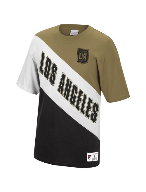 Men's Mitchell & Ness Gold, Black Lafc Play By Play T-shirt