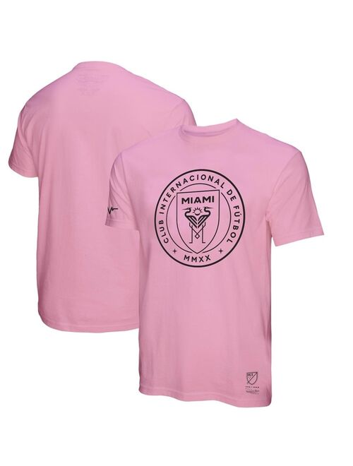 Mitchell & Ness Men's Pink Inter Miami CF Team Logo T-shirt