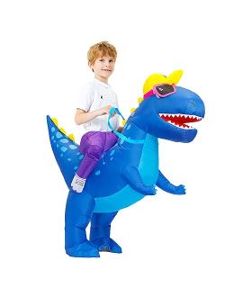 Decalare Inflatable Dinosaur costumes for kids T-Rex Costume Fancy Costumes Halloween Party Cosplay Fantasy Blow up Costume