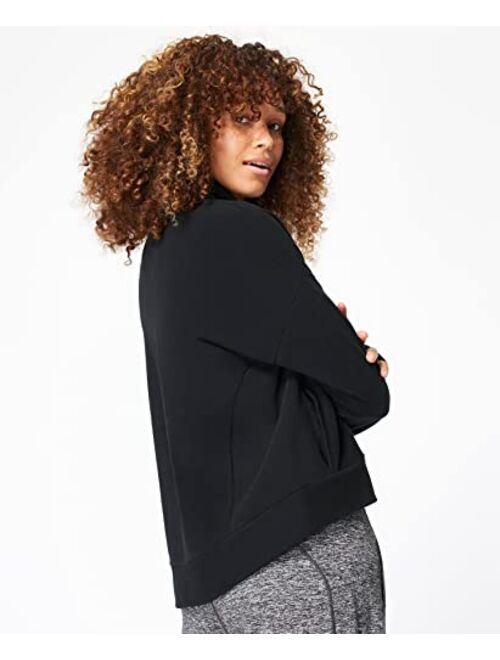 Sweaty Betty Womens Sustainable Harmonise Luxe Fleece Sweatshirt
