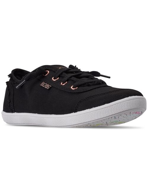 SKECHERS Women's BOBS-B Cute Lace Casual Sneakers from Finish Line