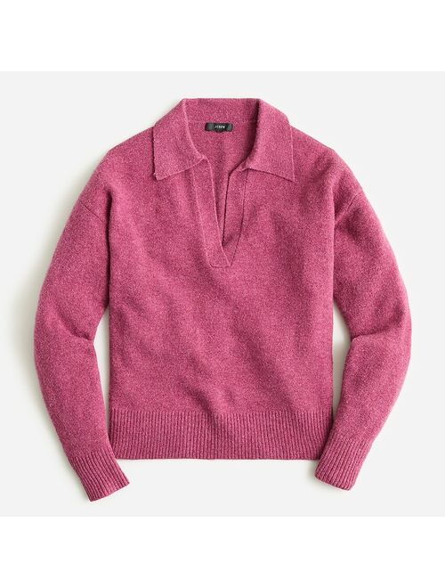 J.Crew Collared V-neck sweater in Supersoft yarn