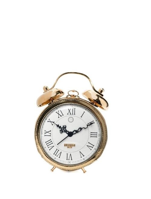 Moschino alarm clock tote