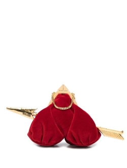 mini cupid heart clutch bag