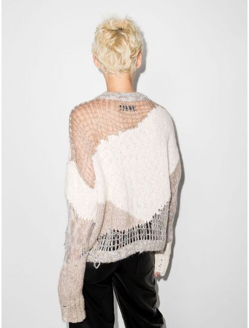 AMIRI long-sleeve knitted jumper