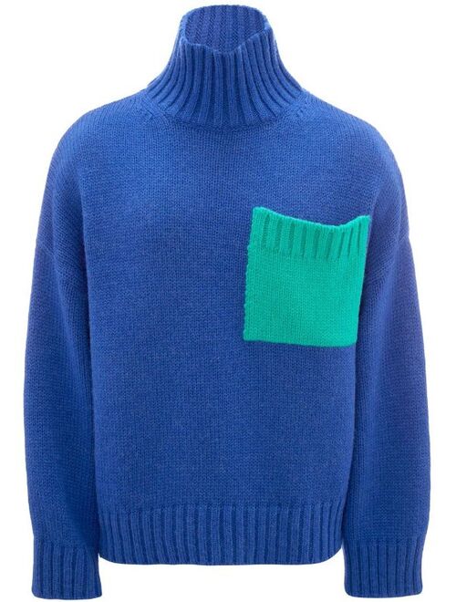 JW Anderson patch-pocket knitted jumper