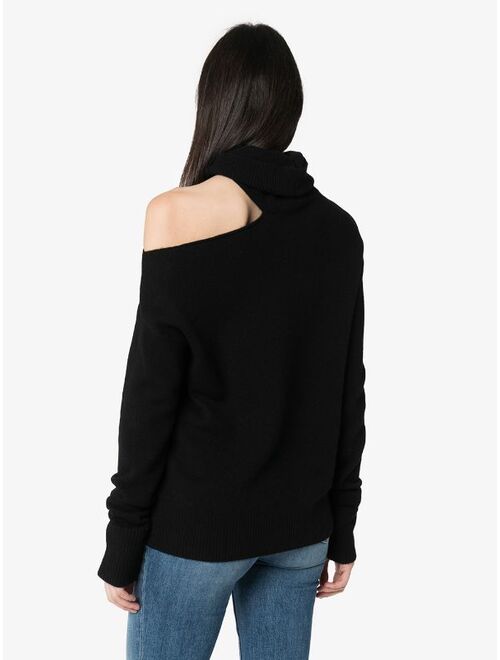 PAIGE Raundi cold-shoulder turtleneck sweater