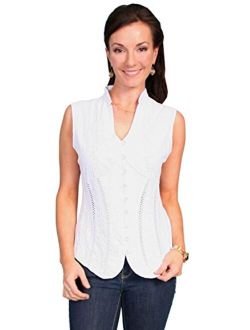 Womens Cantina Beautifully Detailed S/L Blouse