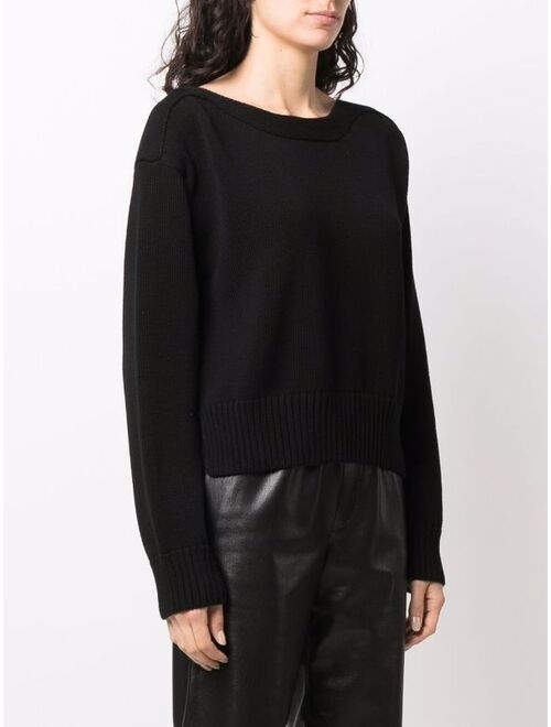 Moncler round-neck cotton jumper