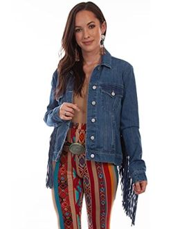 Women's Honey Creek by Blue Denim Fringe Twist Jacket - Hc711
