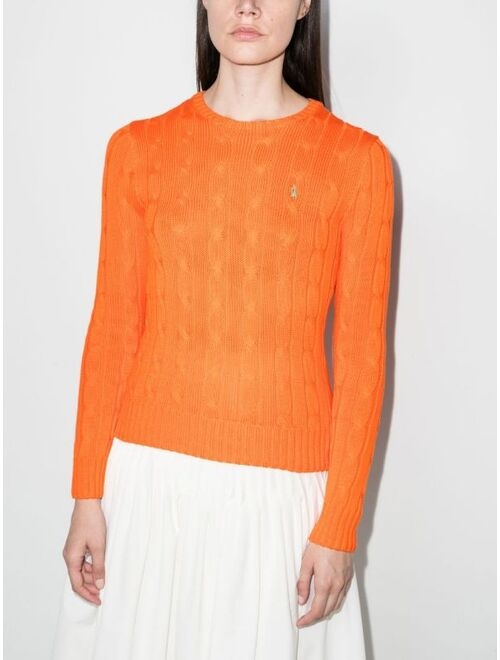 Polo Ralph Lauren cable-knit long-sleeved jumper