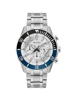 Men's Stainless Steel Chronograph Watch - 98A257