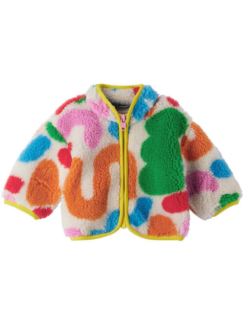 STELLA MCCARTNEY Baby White Teddy Shape Jacket