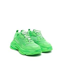 Kids Triple S lace-up sneakers