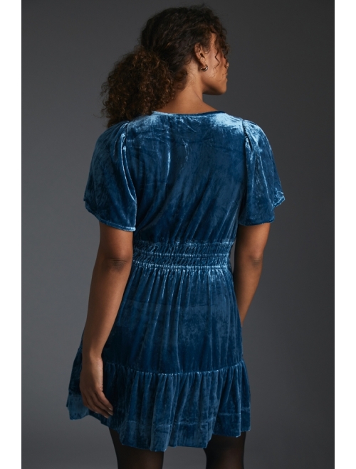 The Somerset Collection by Anthropologie The Somerset Mini Dress: Velvet Edition