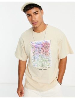 Monet 'The House among the Roses' T-shirt in ecru