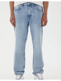 loose fit jeans in blue