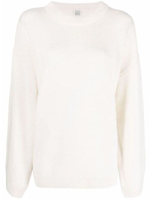 Toteme crew-neck long-sleeved jumper