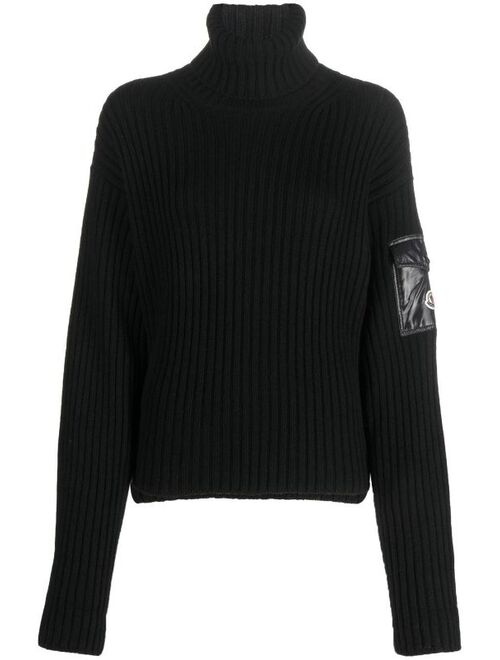 Moncler logo patch-pocket jumper