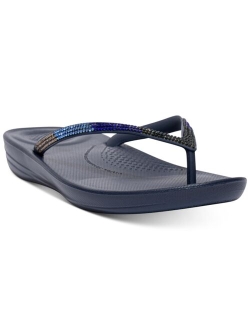 Women's Iqushion Ombre Sparkle Flip-Flops
