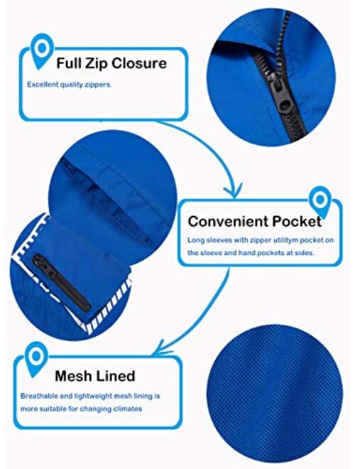 Snow Dreams Boys Bomber Jacket Lightweight Fall Jacket Varsity Flight Jacket Saviator Coat Thin Waterproof