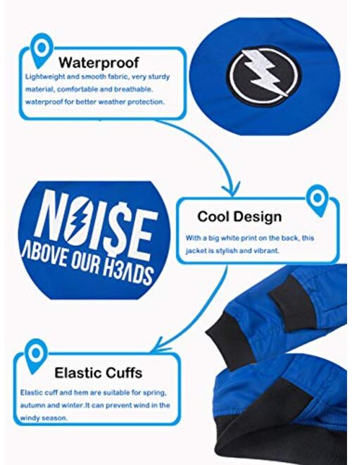 Snow Dreams Boys Bomber Jacket Lightweight Fall Jacket Varsity Flight Jacket Saviator Coat Thin Waterproof