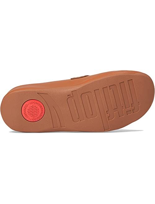 FitFlop Shuv Buckle-Strap Leather Clogs