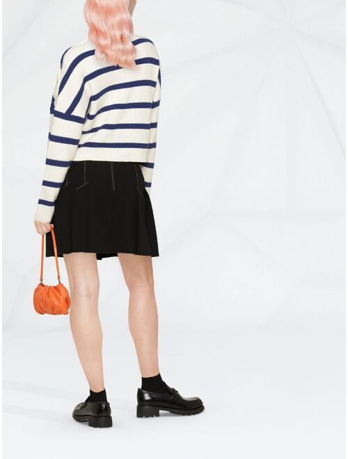 Maje striped knitted jumper