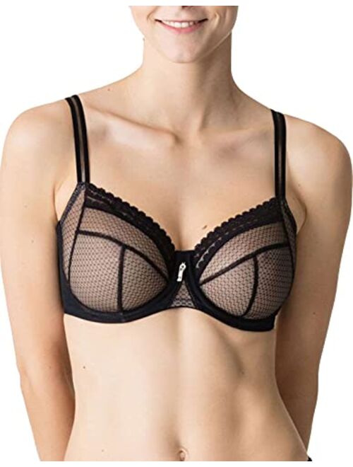 PrimaDonna Twist I Want You 0141450/51 Women's Black Wired Full Cup Bra