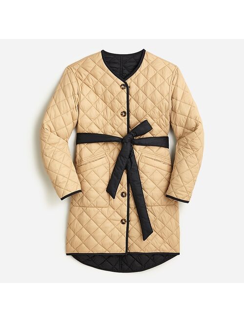 J.Crew Reversible quilted lightweight Greenwich jacket