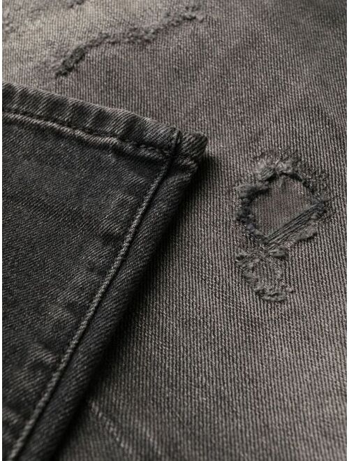 Diesel distressed-effect slim-fit jeans