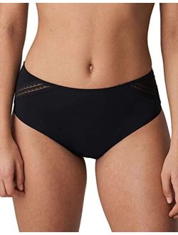 Twist I Want You 0541451 Women's Black Embroidered Full Brief