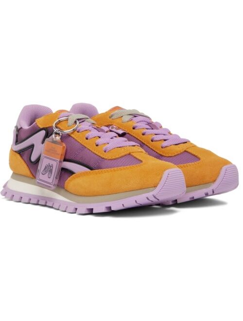 MARC JACOBS Purple & Orange 'The Jogger' Sneakers