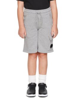 C.P. Company Kids Kids Gray Basic Lounge Shorts