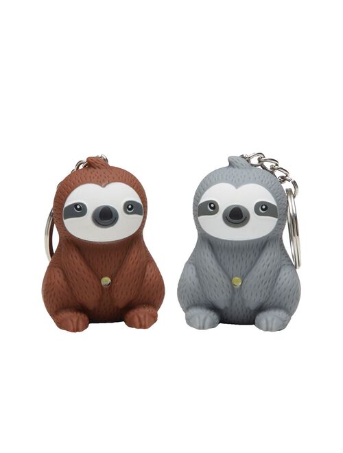 Streamline Sloth Light-Up Key Chain
