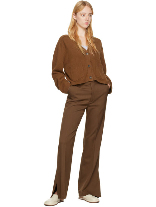 LOULOU STUDIO Brown Saura Cardigan