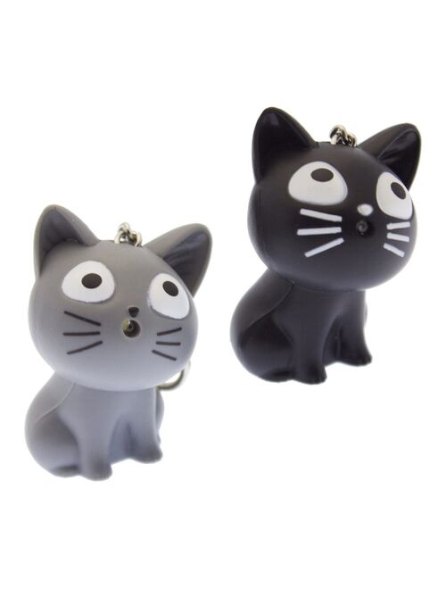 Streamline Kitty Light-Up Key Chain