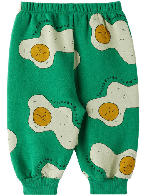 THE ANIMALS OBSERVATORY Baby Green Dromedary Lounge Pants