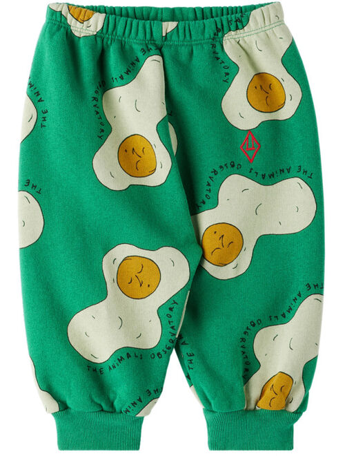 THE ANIMALS OBSERVATORY Baby Green Dromedary Lounge Pants