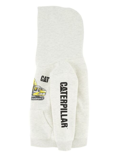 CATERPILLAR Little Boys Logo Heather Hoodie with Fleece Joggers Set, 2 Piece