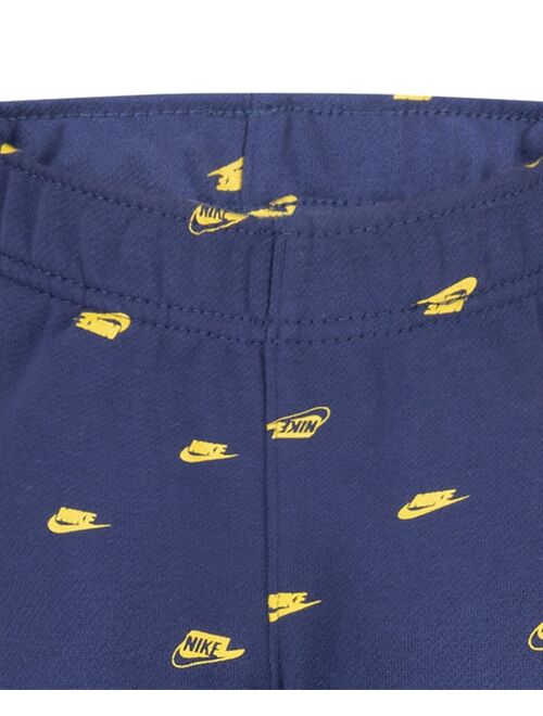 Nike Little Boys Futura Allover Print French Terry Jogger Pants