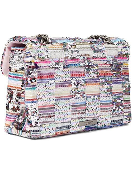 Kurt Geiger London Tweed Kensington Bag