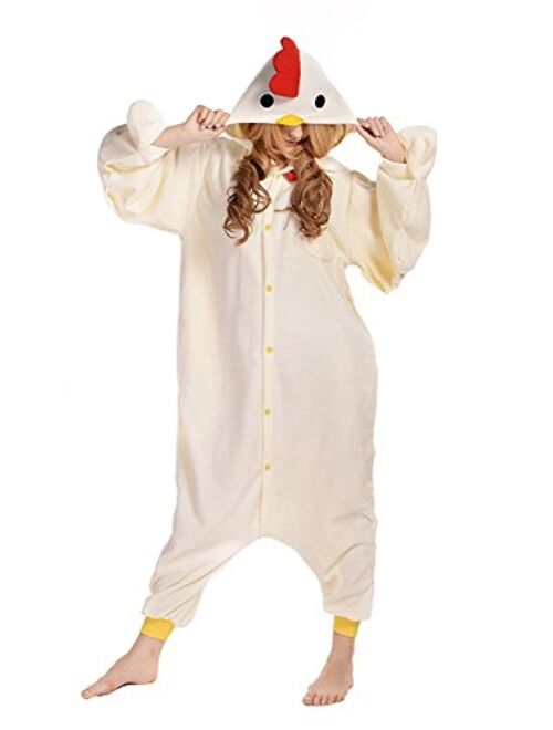 CANASOUR Polar Fleece Christmas Adult Anime Unisex Animal Costume Cosplay Onesie