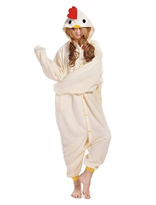 CANASOUR Polar Fleece Christmas Adult Anime Unisex Animal Costume Cosplay Onesie