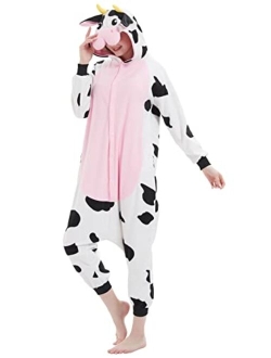 Sqlszt Animal Adult Onesie Pajamas Plush One Piece Cosplay Animal Costume