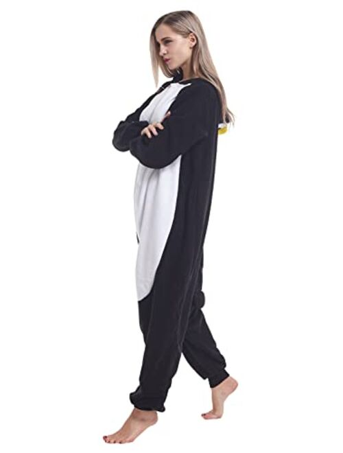 Sqlszt Animal Adult Onesie Pajamas Plush One Piece Cosplay Animal Costume