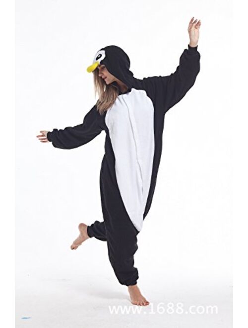 Sqlszt Animal Adult Onesie Pajamas Plush One Piece Cosplay Animal Costume