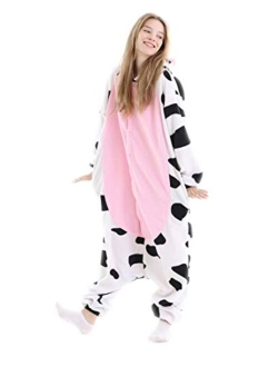 Lacoloca Animal Adult Onesie Unisex One-Piece Cosplay Costume Pajamas For Men Women
